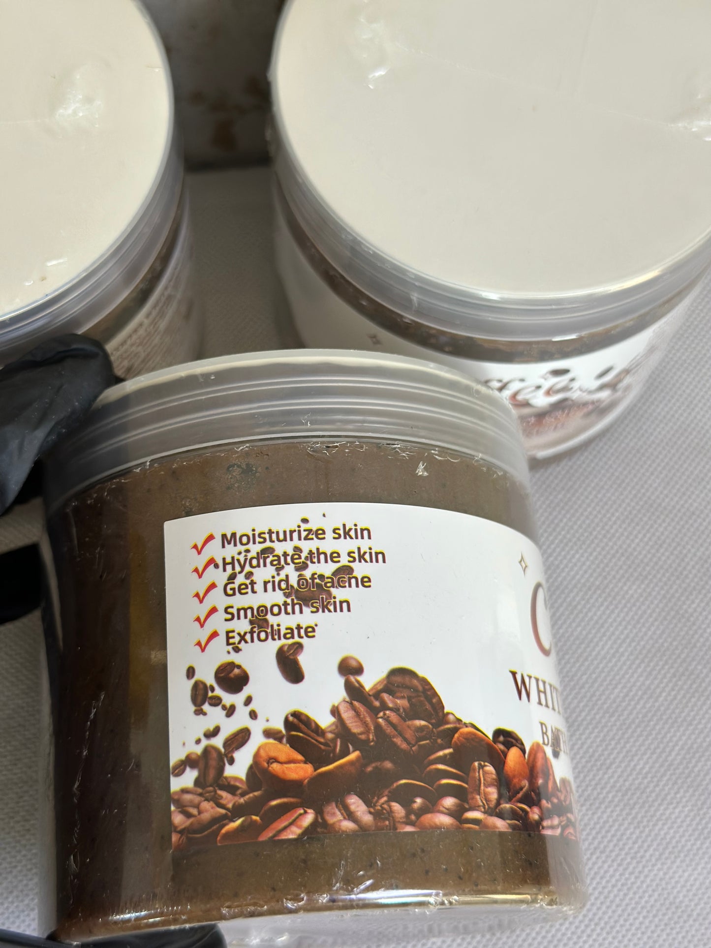 Coffee whitening bath salt scrub 680g