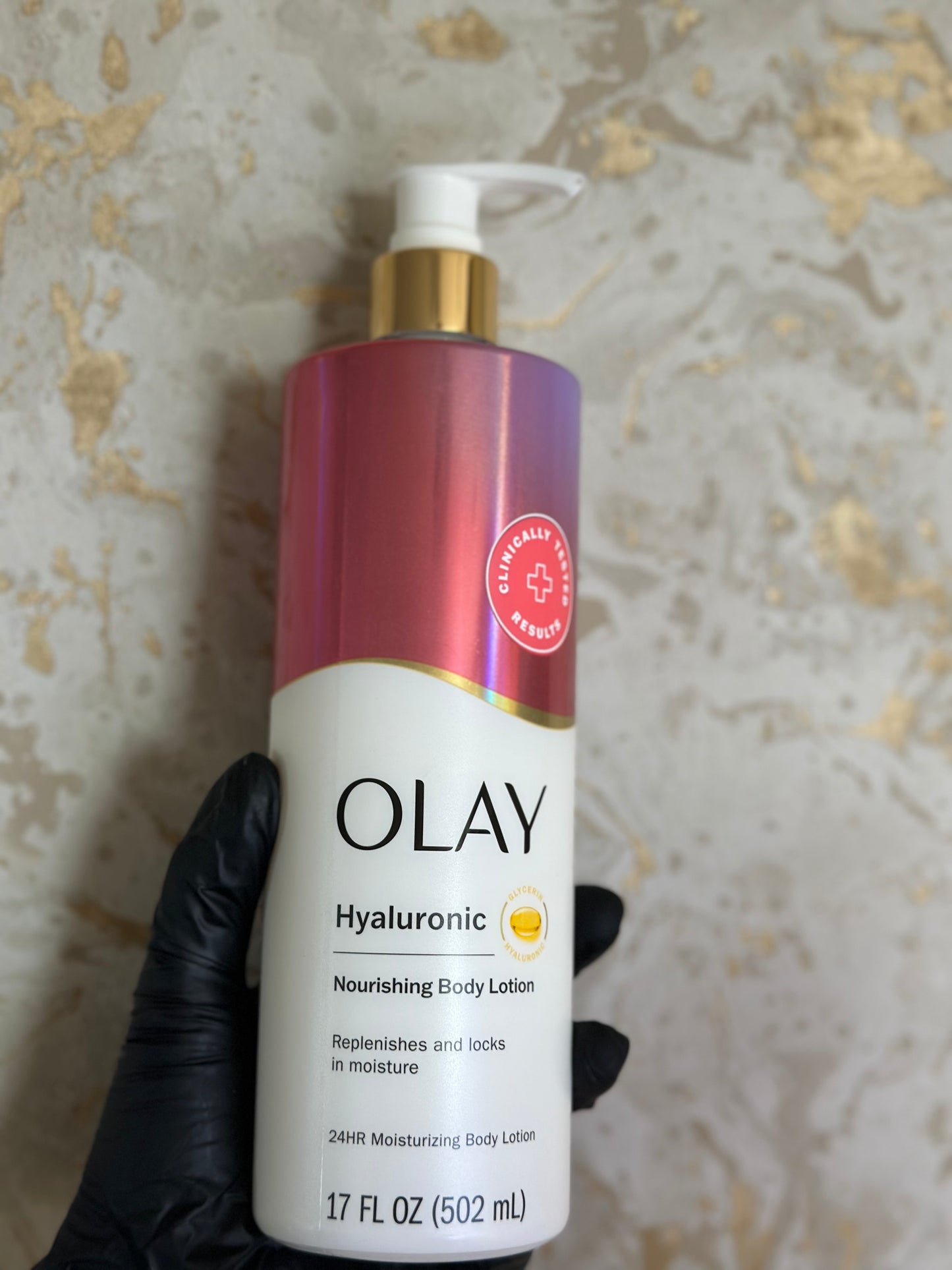 OLAY hyaluronic acid nourishing body lotion 502ml