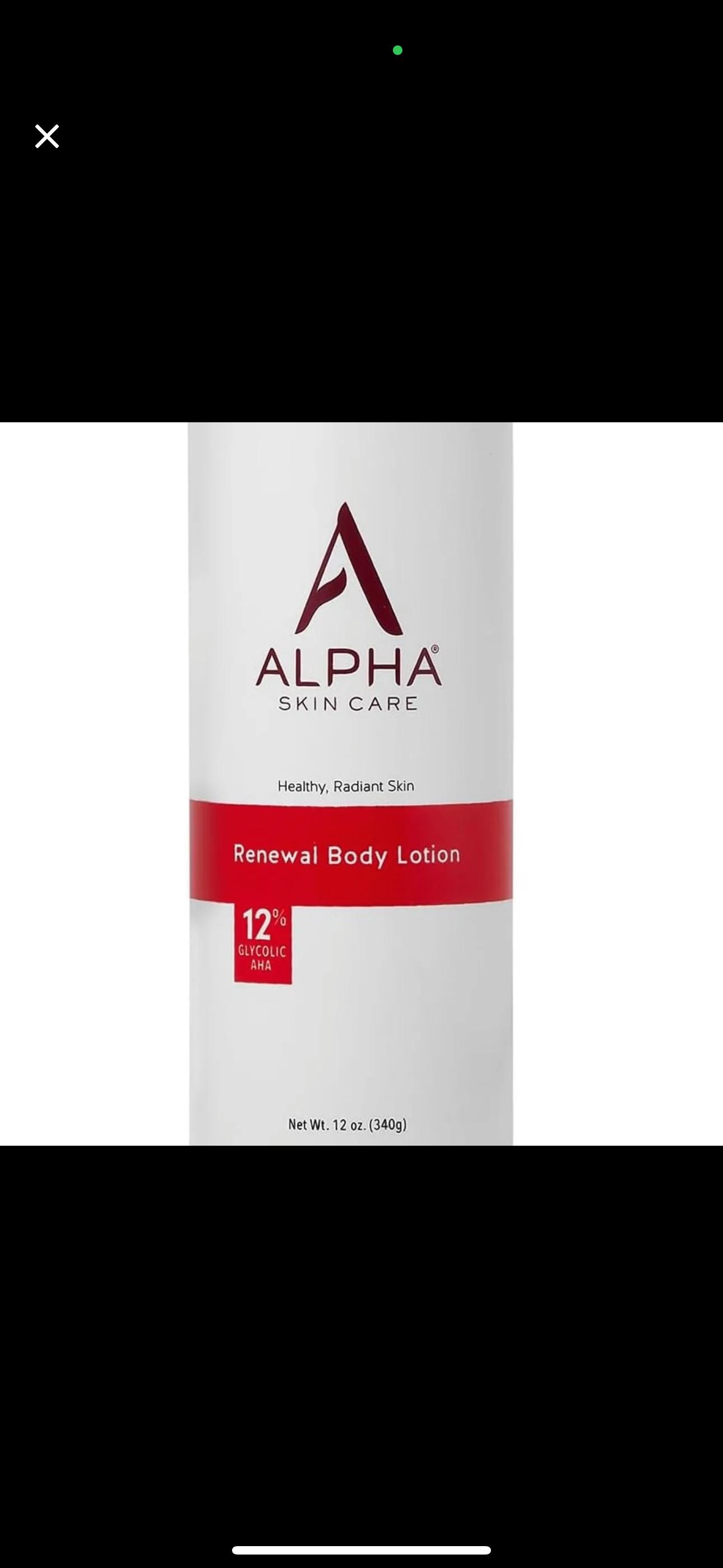 Alpha skincare 12%glycolic acid renewal lotion 340g